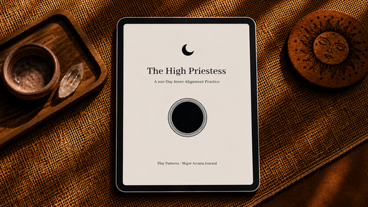 High Priestess Journal for overthinkers – printable and digital self-reflection journal