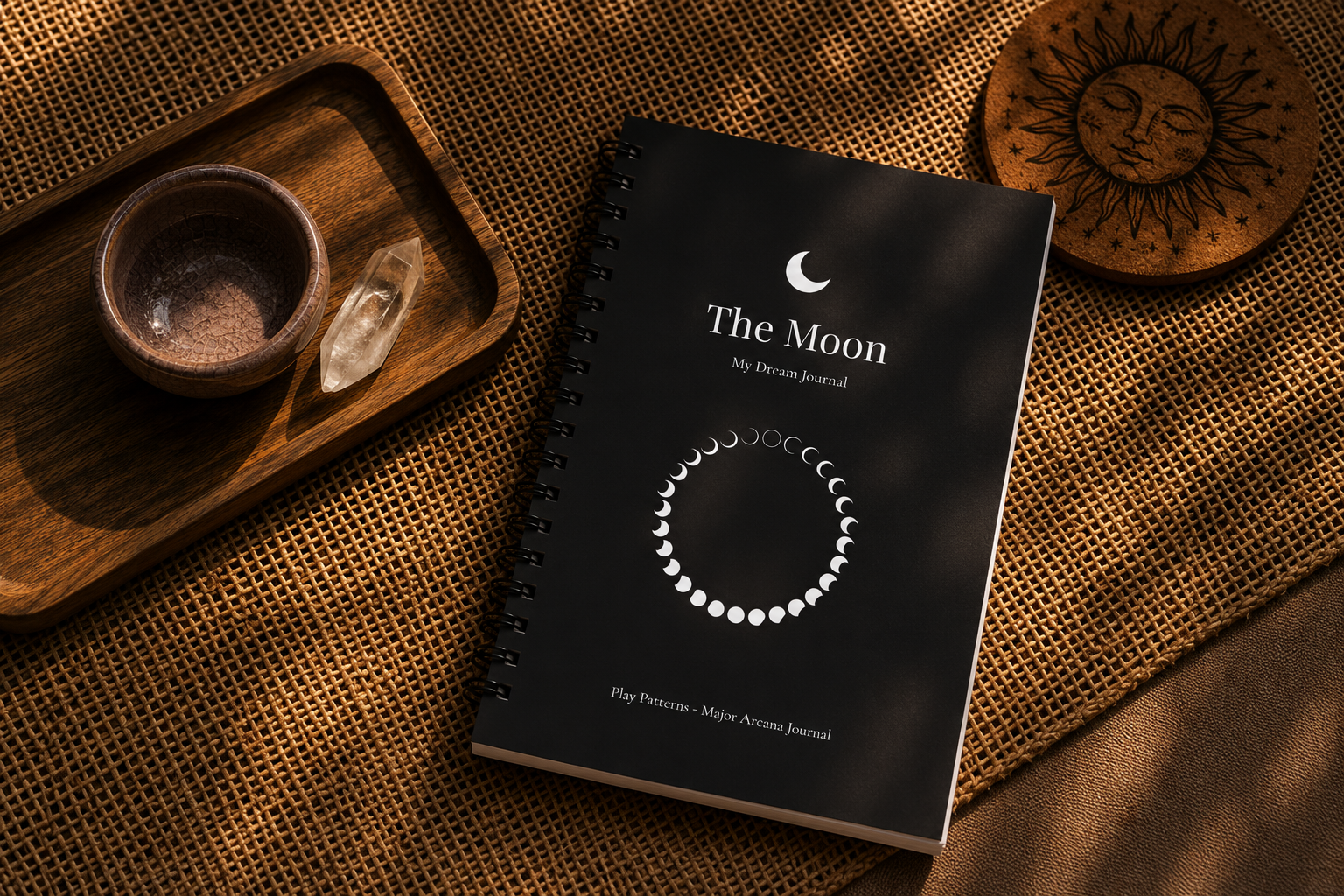 The Moon Journal cover – digital journal for emotional awareness and dream reflection